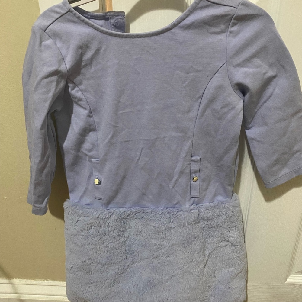 Baby blue long sleeve dress